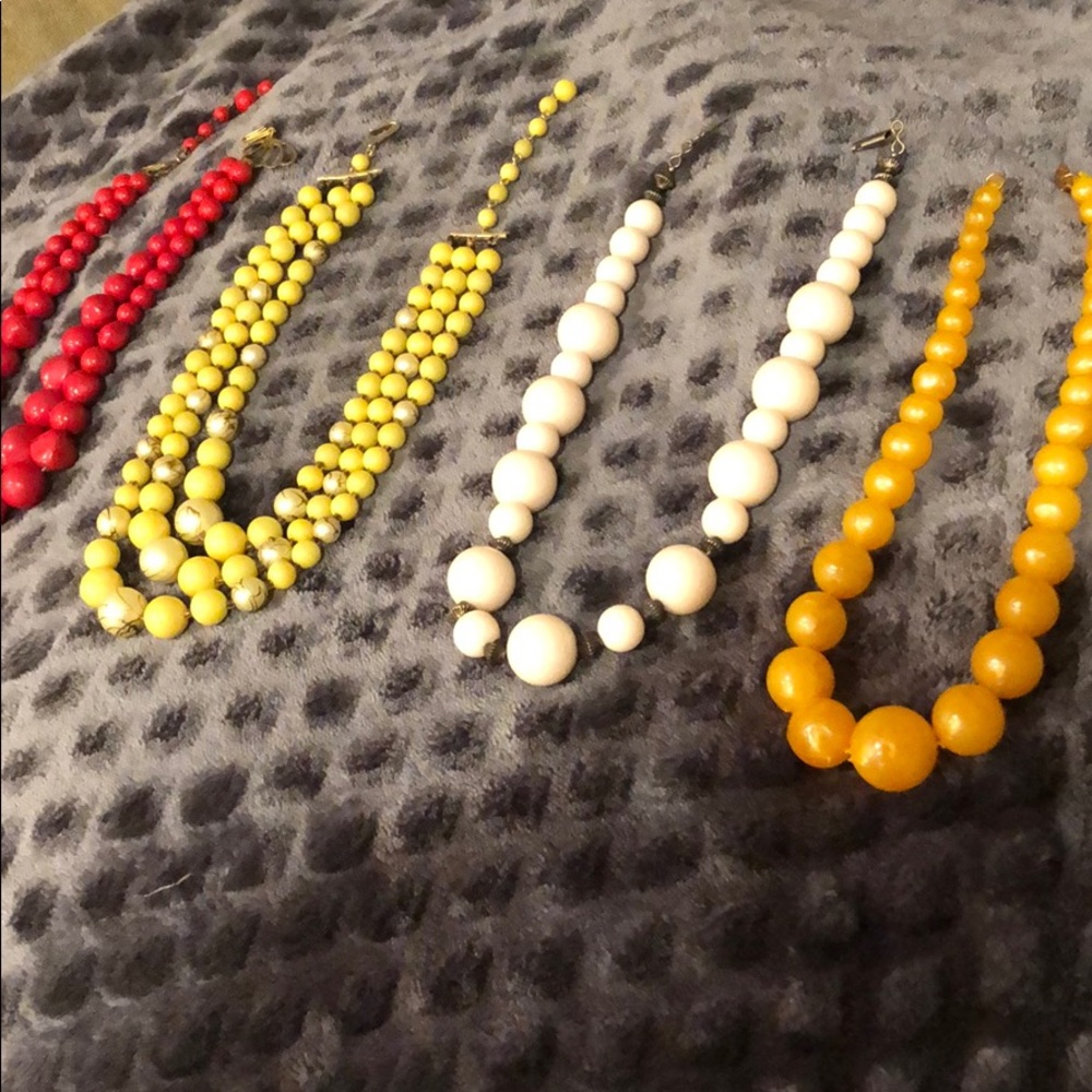 Four Beautiful Vintage Necklaces, sold together!